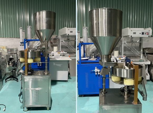 Thiết kế của máy định lượng cốc đong