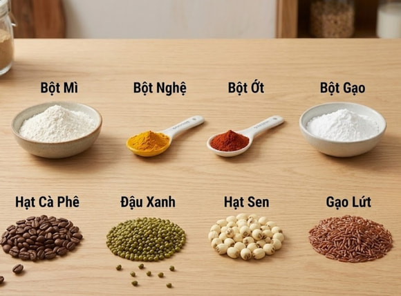 Nguyên liệu phù hợp máy cân định lượng 1kg