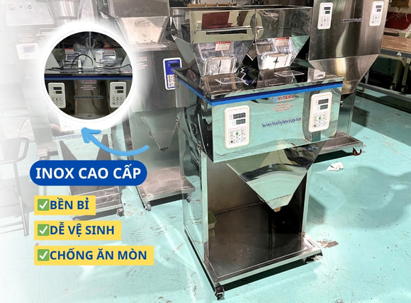 Chất liệu máy cân định lượng 1000g 2 đầu cân