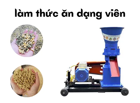 Ép cám viên làm thức ăn chăn nuôi