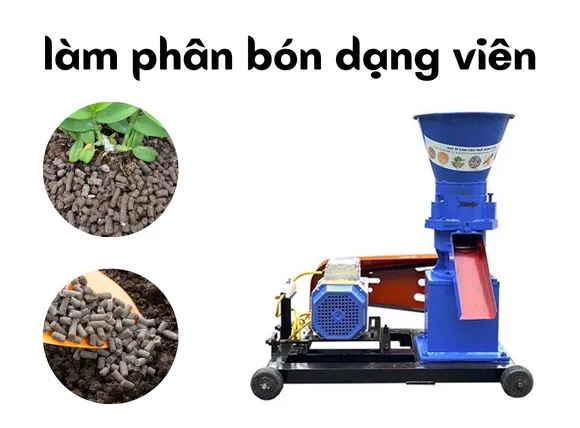 Ứng dụng ép phân bón dạng viên cho cây trồng