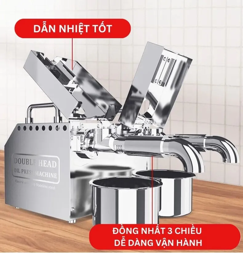 Máy ép dầu gia đình dẫn nhiệt tốt