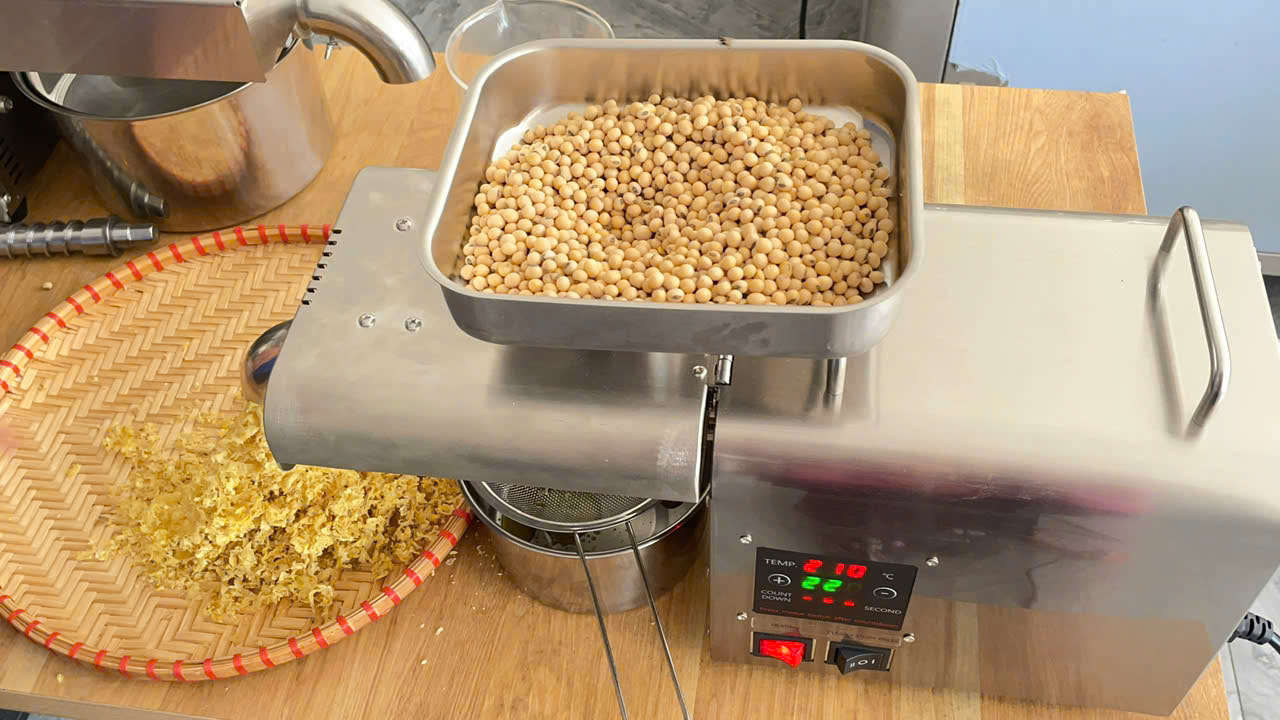 máy ép dầu đậu nành