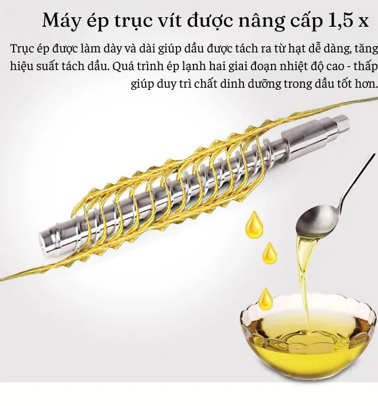 thanh ép của máy ép dầu trục vít