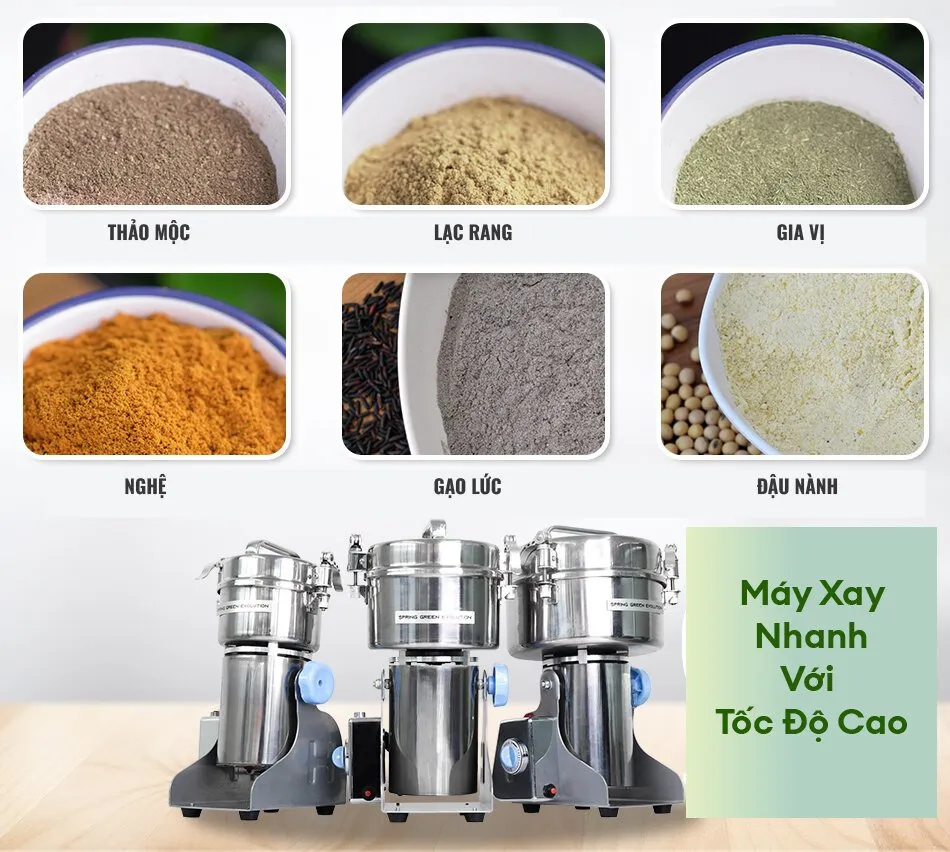 Máy nghiền bột nghiền đa dạng nguyên liệu