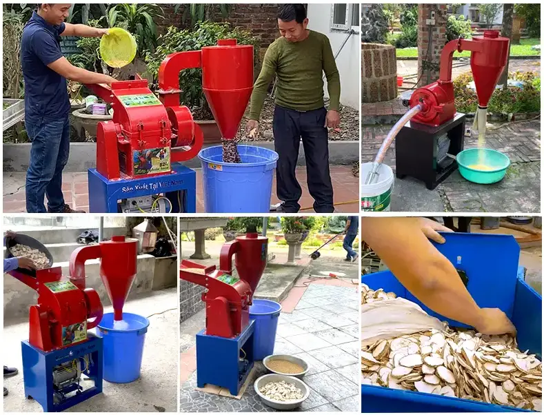 Thử vận hành máy nghiền bột công nghiệp