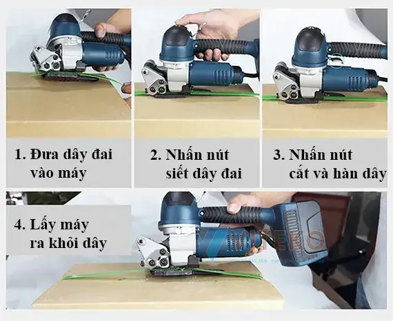 hướng dẫn sử dụng máy đóng đai DD19A