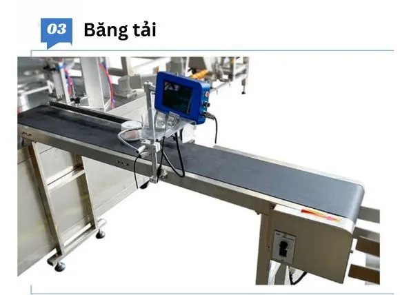 Hệ thống băng tải thiết bị đóng gói nguyên liệu dạng hỗn hợp