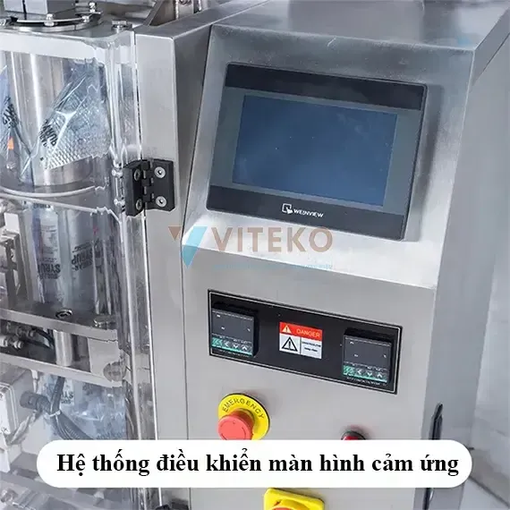 bảng điều khiển của máy đóng gói bột canh VPM-ZES160LV