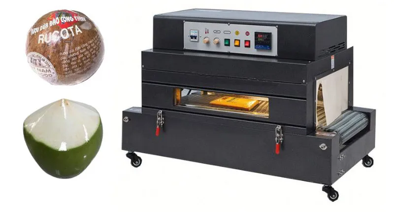 Máy bọc màng co trái dừa-VK-BS400Q