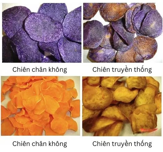 Trái cây chiên chân không