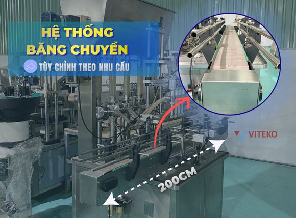 Băng chuyền máy chiết rót tự động 4 vòi YTK-ZG4