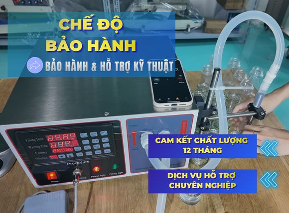 Bảo hành máy chiết rót định lượng 1 vòi AM-SF02