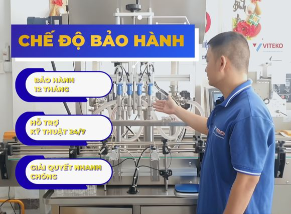 Bảo hành máy chiết rót tự động 4 vòi YTK-ZG4