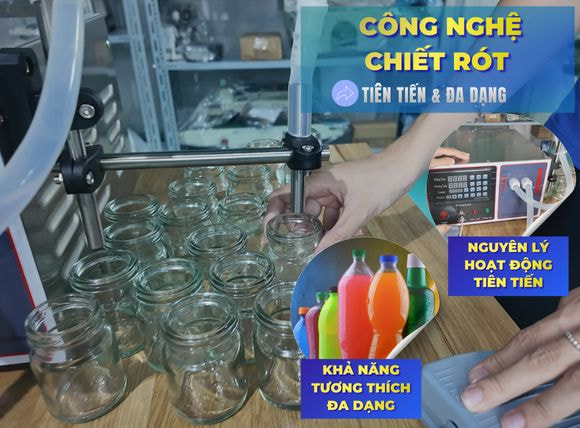 Công nghệ máy chiết rót định lượng 1 vòi AM-SF02