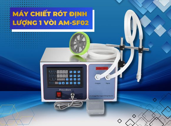 Giới thiệu máy chiết rót định lượng 1 vòi AM-SF02
