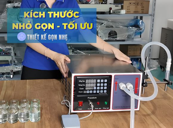 Kích thước máy chiết rót định lượng 1 vòi AM-SF02
