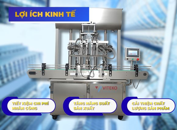 Lợi ích máy chiết rót tự động 4 vòi YTK-ZG4