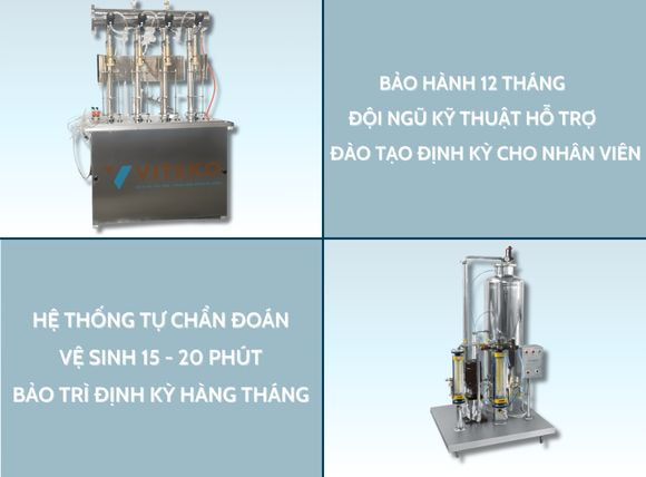 Lịch bảo trì máy chiết rót đẳng áp thủ công RBI-4
