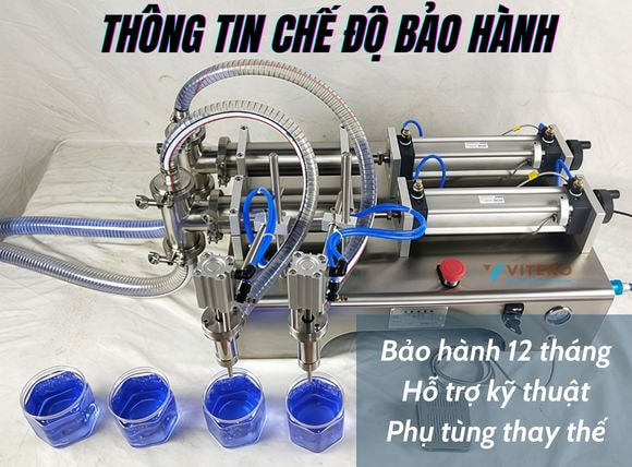 Chế độ bảo hành của máy chiết rót 2 vòi G2WYD