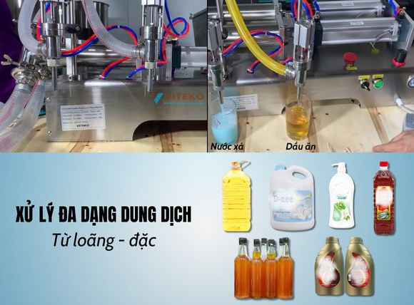 Độ chính xác của máy chiết rót 2 vòi G2WYD