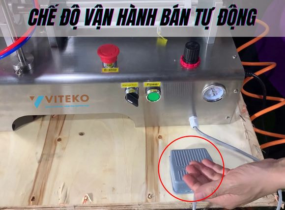 Máy chiết rót 2 vòi G2WYD vận hành bán tự động