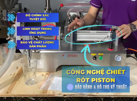 Công nghệ máy chiết rót chất lỏng 1 vòi G1WYD