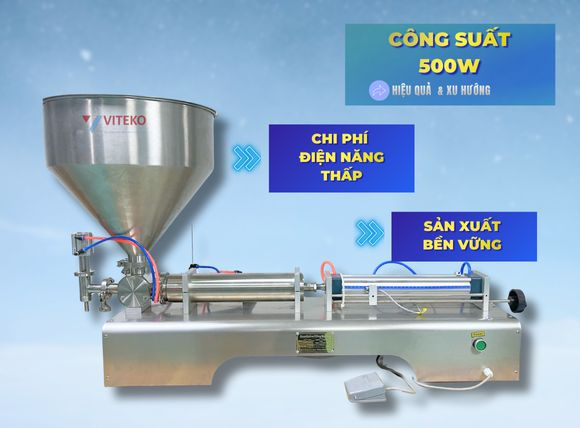 Công suất máy chiết rót 1 vòi bán tự động G1WGD