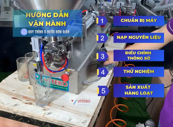 Hướng dẫn máy chiết rót 1 vòi bán tự động G1WGD