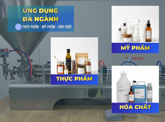 Ứng dụng máy chiết rót 1 vòi bán tự động G1WGD