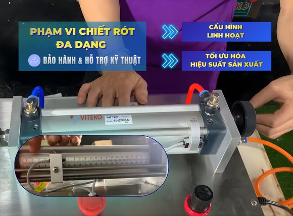 Phạm vi máy chiết rót chất lỏng 1 vòi G1WYD