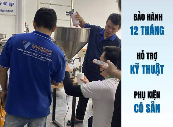 Chế độ bảo hành của máy chiết rót dịch đặc 2 vòi G2WGD