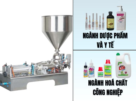 Máy chiết rót dịch đặc 2 vòi G2WGD đa dạng nghề 2