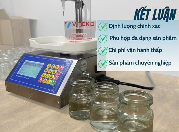 Kết luận máy chiết rót mini 1 vòi AM-P1