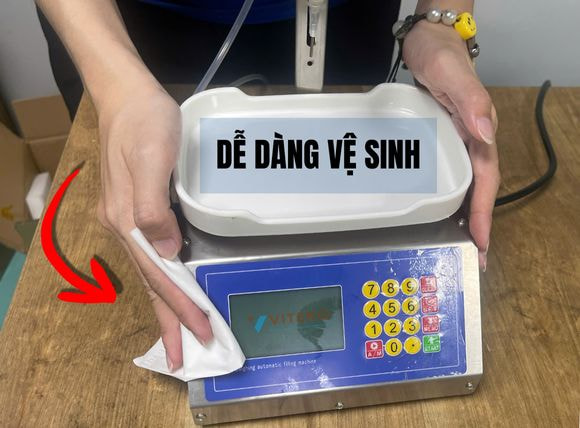 Máy chiết rót mini 1 vòi AM-P1 dễ dàng vệ sinh