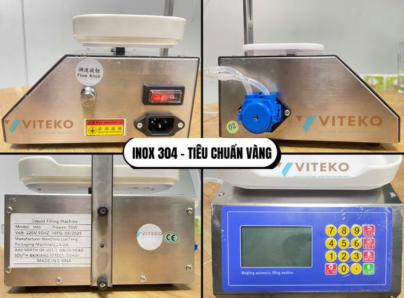 Máy chiết rót mini 1 vòi AM-P1 inox 304