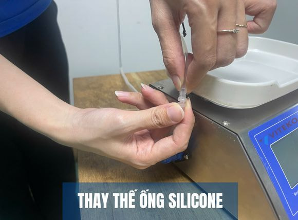 Thay thế ống silicon máy chiết rót mini 1 vòi AM-P1