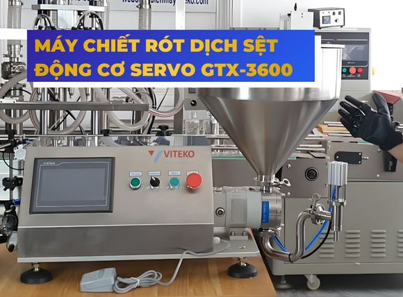 Máy chiết rót dịch sệt động cơ servo GTX-3600