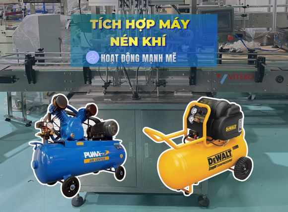 Máy nén khí máy chiết rót tự động 4 vòi YTK-ZG4