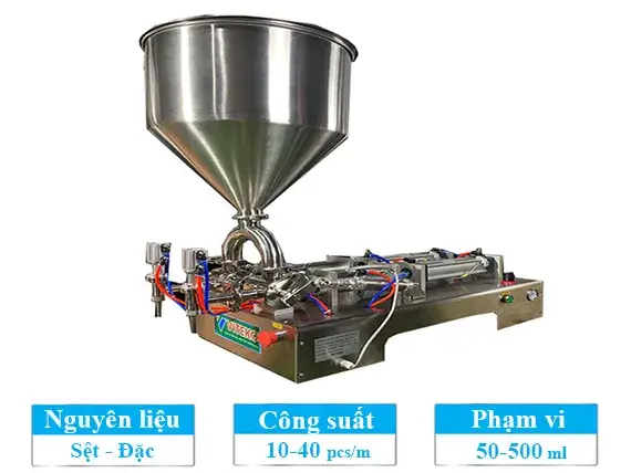 G2WGD - máy chiết rót mỹ phẩm bán tự động