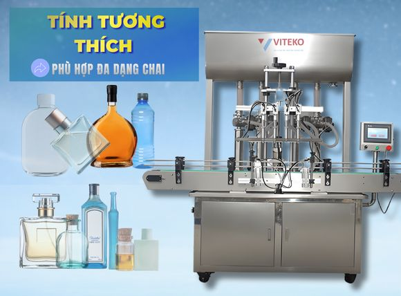 Tương thích máy chiết rót tự động 4 vòi YTK-ZG4