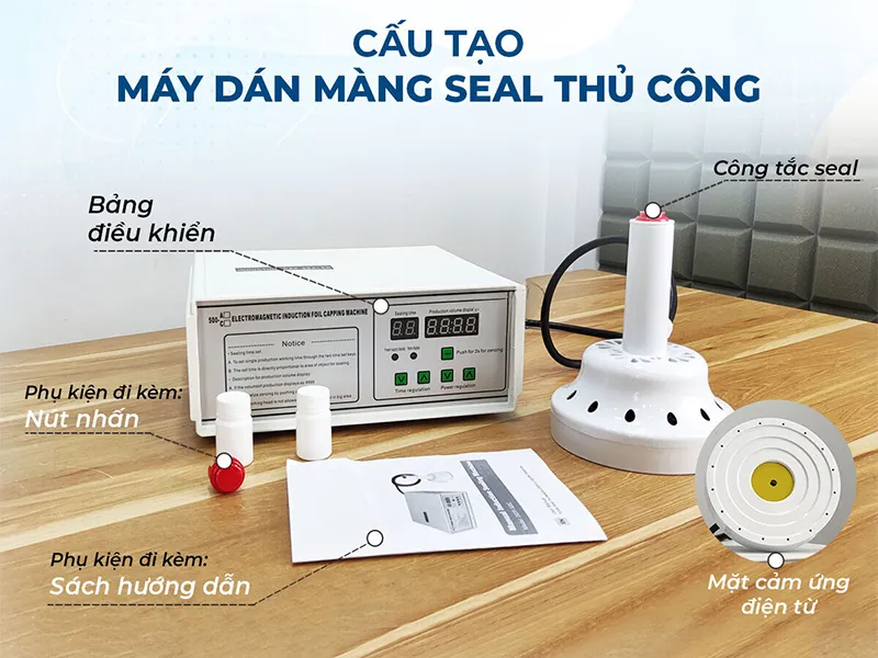 cấu tạo máy dán màng seal thủ công