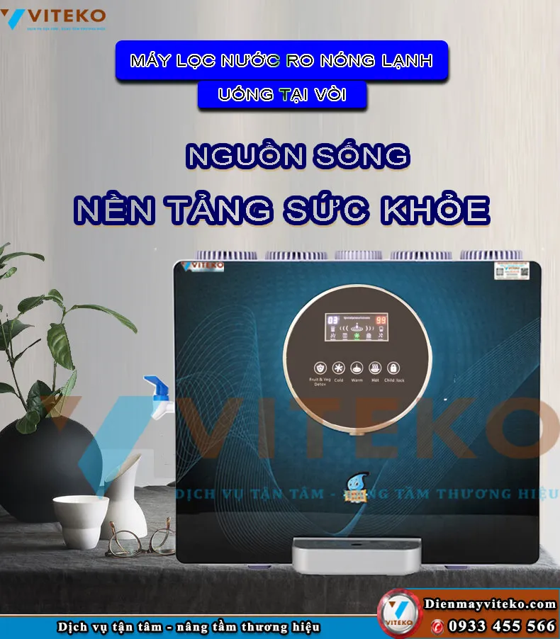 máy lọc nước nóng lạnh treo tường viteko