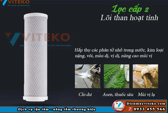 lõi lọc số 2 máy lọc nước Viteko