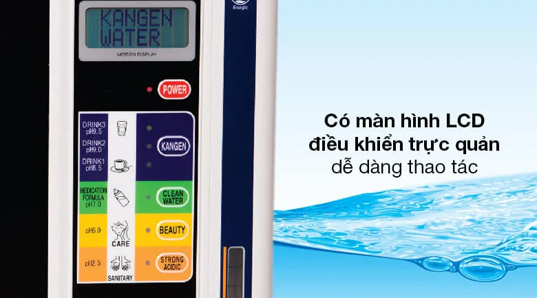 Màn hình LCD hiển thị đầy đủ thông tin