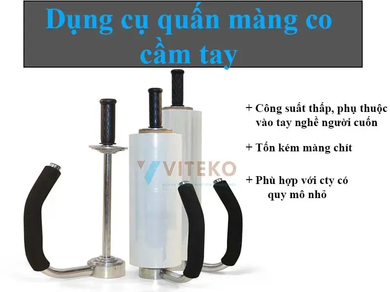 máy quấn màng PE cầm tay