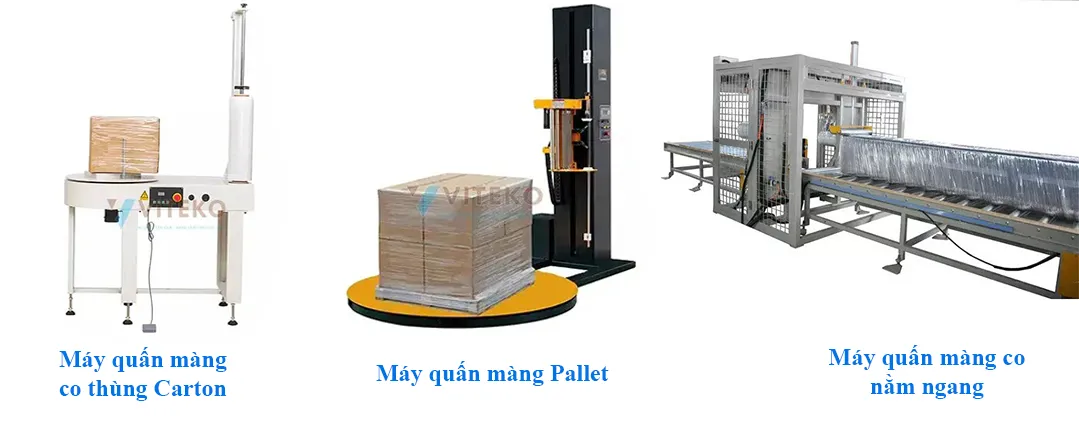 các loại máy quấn màng pe