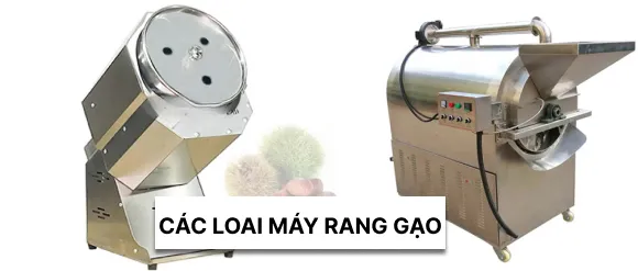 Các loại máy rang hạt