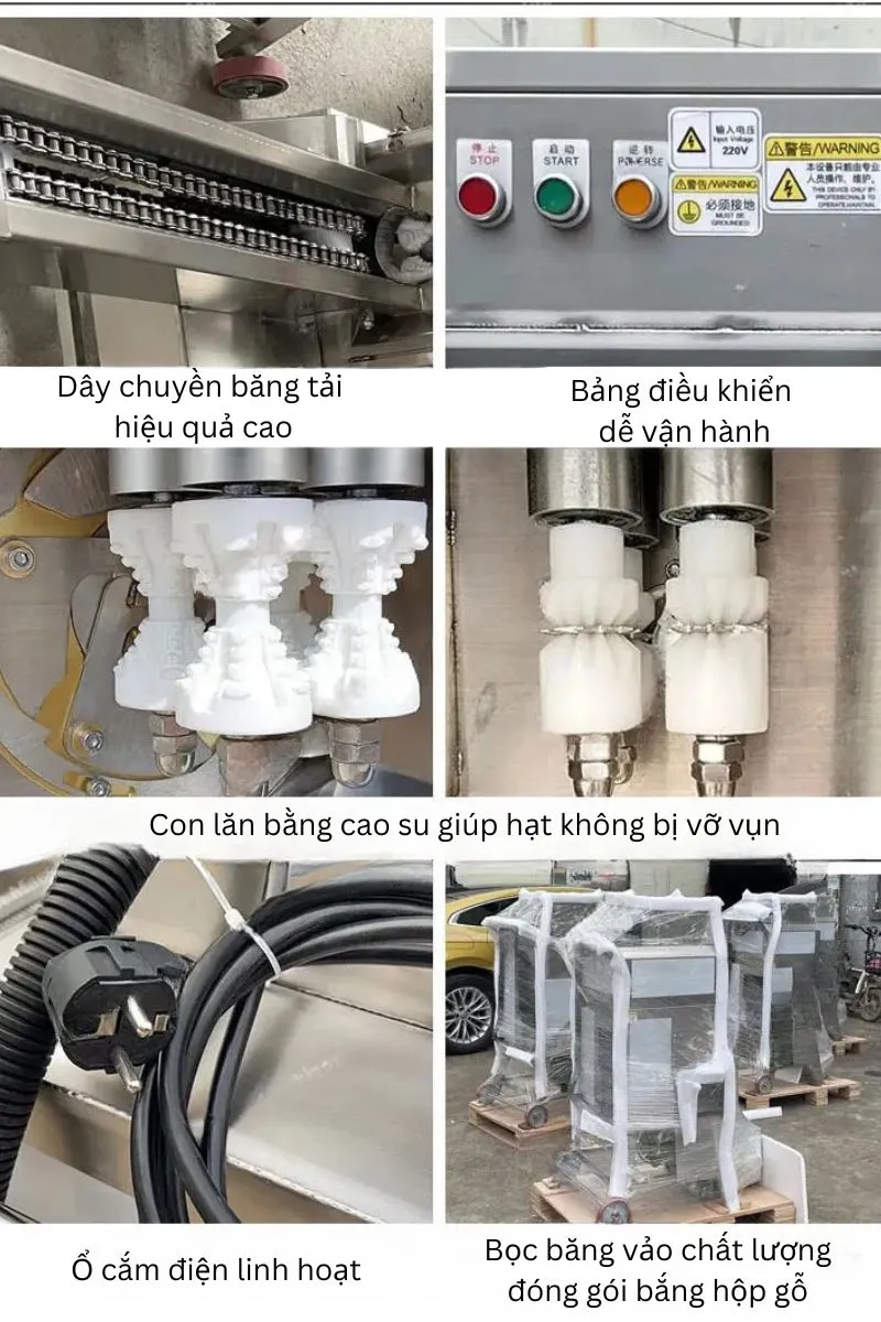 Sử dụng máy tách hạt ngô tươi 