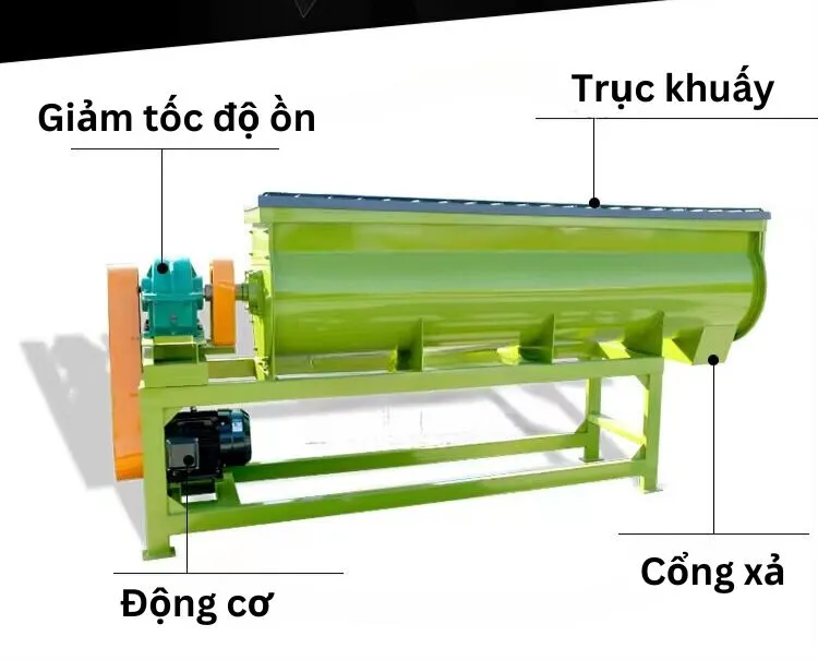 Máy trộn thức ăn gia súc công nghiệp chất lượng tốt